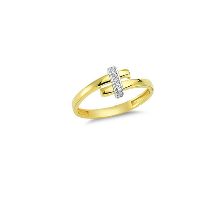 14K Solid Gold Art Design Fashion Ladies Ring