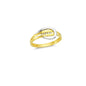 14K Solid Gold Art Design Fashion Ladies Ring