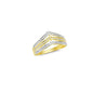 14K Solid Gold Art Design Fashion Ladies Ring