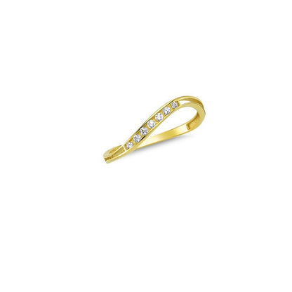 14K Solid Gold Art Design Fashion Ladies Ring