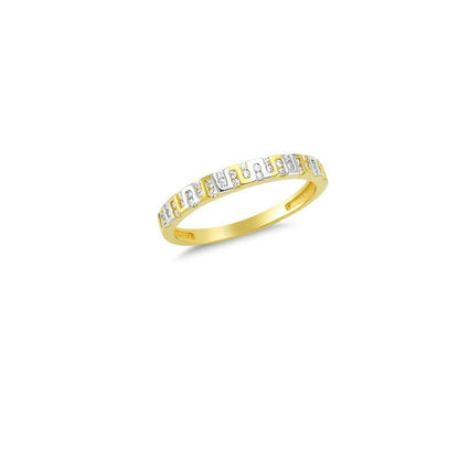 14K Solid Gold Art Design Fashion Ladies Ring