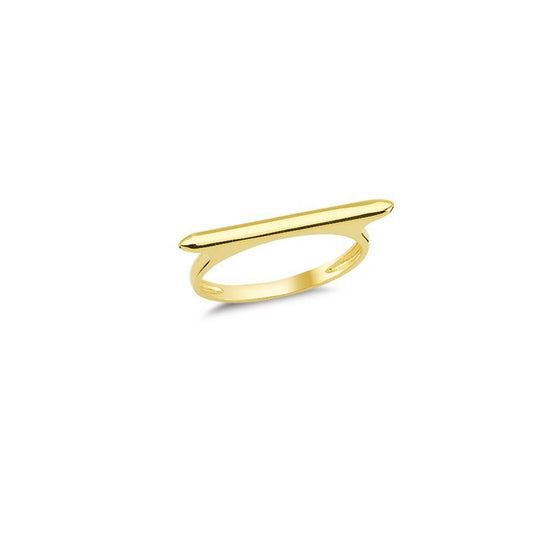 14K Solid Gold Art Design Fashion Ladies Ring