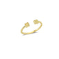 14K Solid Gold Art Design Fashion Ladies Ring