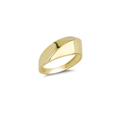 14K Solid Gold Art Design Fashion Ladies Ring