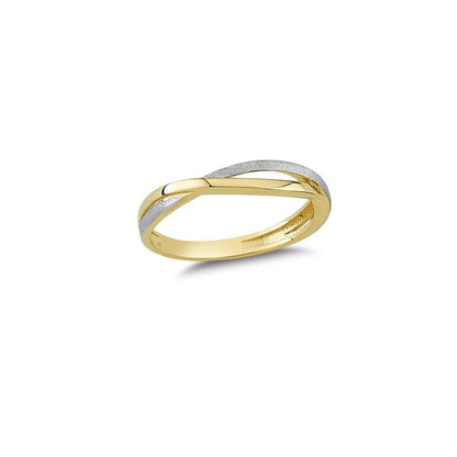 14K Solid Gold Art Design Fashion Ladies Ring