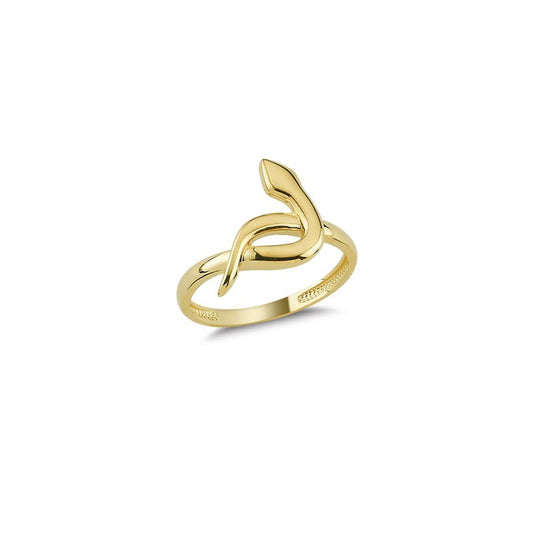 14K Solid Gold Art Design Fashion Ladies Ring