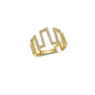 14K Solid Gold Art Design Fashion Ladies Ring