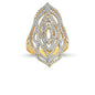 14K Solid Gold Art Design Fashion Ladies Ring