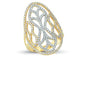 14K Solid Gold Art Design Fashion Ladies Ring