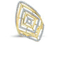 14K Solid Gold Art Design Fashion Ladies Ring