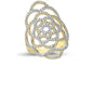 14K Solid Gold Art Design Fashion Ladies Ring