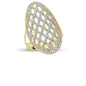 14K Solid Gold Art Design Fashion Ladies Ring