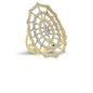 14K Solid Gold Art Design Fashion Ladies Ring