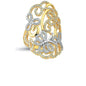 14K Solid Gold Art Design Fashion Ladies Ring