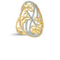 14K Solid Gold Art Design Fashion Ladies Ring