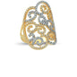 14K Solid Gold Art Design Fashion Ladies Ring