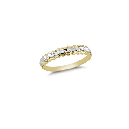 14K Solid Gold Art Design Fashion Ladies Ring