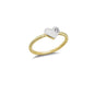 14K Solid Gold Art Design Fashion Love Ladies Ring