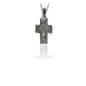 14K Solid Gold Cross Crucifix Charm Necklace