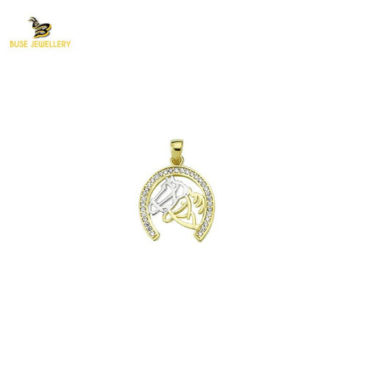 14K Solid Gold Design Charm Pendant