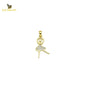 14K Solid Gold Design Charm Pendant