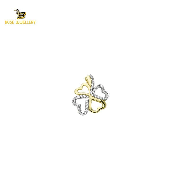 14K Solid Gold Design Charm Pendant