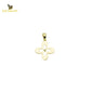 14K Solid Gold Design Charm Pendant