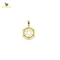 14K Solid Gold Design Charm Pendant