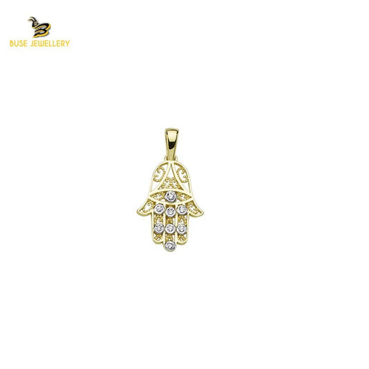 14K Solid Gold Design Charm Pendant