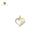 14K Solid Gold Design Charm Pendant