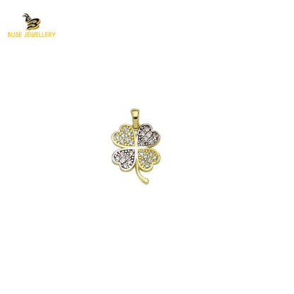 14K Solid Gold Design Charm Pendant