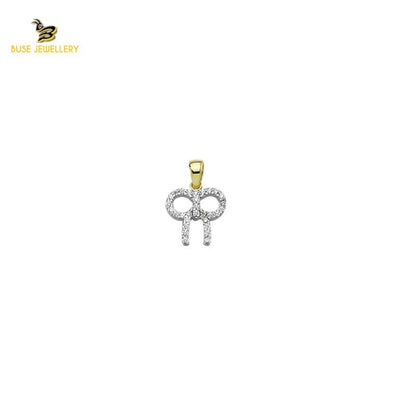 14K Solid Gold Design Charm Pendant