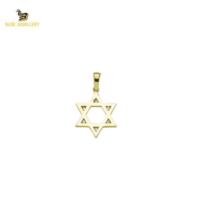 14K Solid Gold Design Charm Pendant