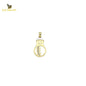 14K Solid Gold Design Charm Pendant