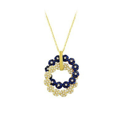 14K Solid Gold Design Necklace