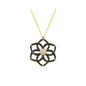 14K Solid Gold Star Design Necklace