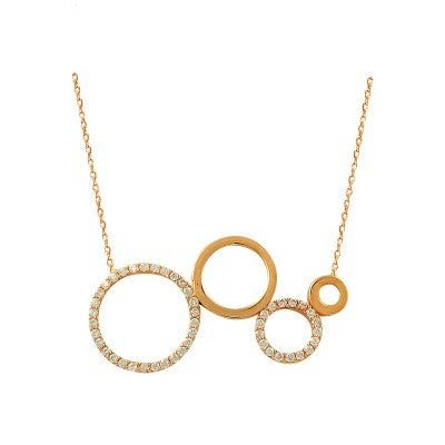 14K Solid Gold Design Necklace