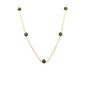 14K Solid Gold Evil Eye Necklace