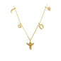 14K Solid Gold Good Luck Name Necklace