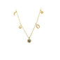 14K Solid Gold Good Luck Necklace