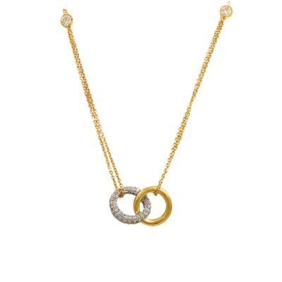 14K Solid Gold İnfinity Necklace