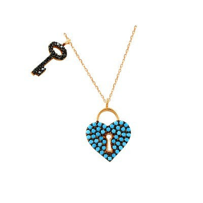 14K Solid Gold Love Necklace