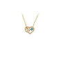 14K Solid Gold Love Necklace