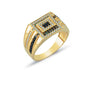 14K Solid Gold Men Ring