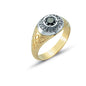 14K Solid Gold Men Ring