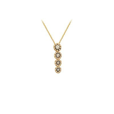 14K Solid Gold Ottoman Necklace