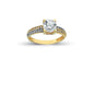 14K Solid Gold Solitaire Engagement Wedding Ring