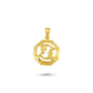 14K Gold Pisces Zodiac Charm Necklace