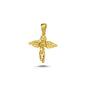 14K Gold Angel Charm Necklace