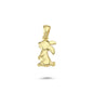 14K Gold Rabbit Animal Charm Necklace